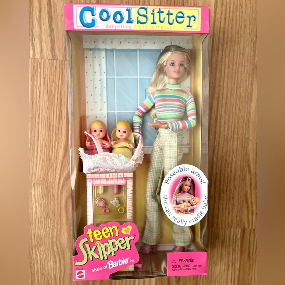 NIB/NRFP Cool Sitter Teen Skipper Doll (Sister of Barbie)